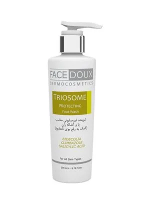 ژل شستشوی پا و کشاله ران فیس دوکس مدل تریزوم با حجم 200 میلی لیتر