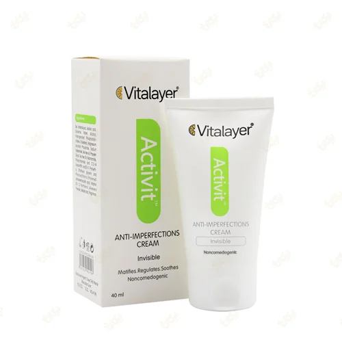 کرم ضد جوش اکتی ویت(بدون رنگ) ویتالیر 40ml