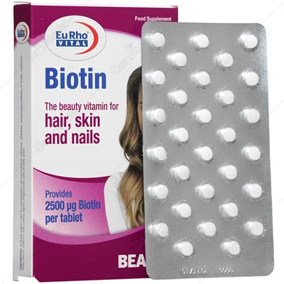 بیوتین یوروویتال 60 عددی_BIOTIN(EURHO VITAL)60tablets