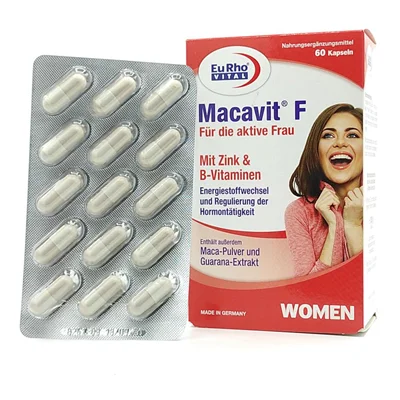 کپسول ماکاویت اف یوروویتال ۶۰ عددEuRho Vital Macavit F 60 caps