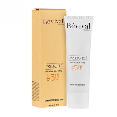 فلوئید ضد آفتاب پریبیوتیک SPF50 پوست چرب