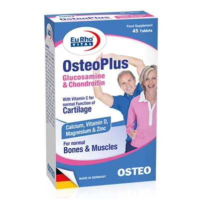 قرص استئو پلاس Osteo Plus یوروویتال 45 عددی