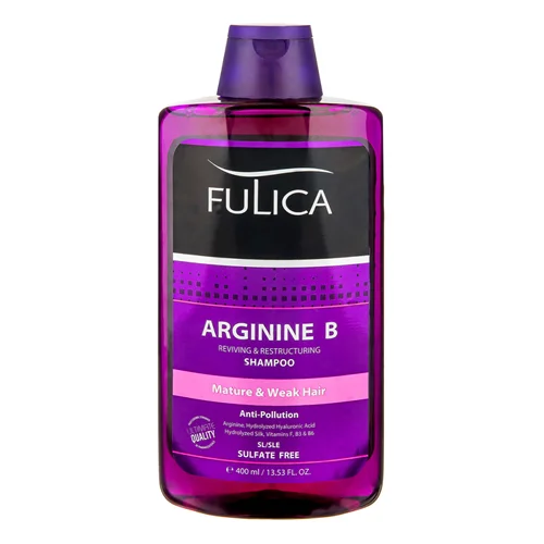 شامپو فاقد سولفات تقویت کننده، براق و احیا کننده موی سر فولیکا مدل ARGININE B
