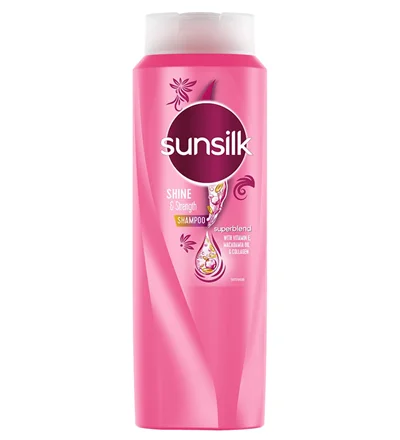 شامپو سان سیلک مدل Shine And Strength حجم 600 میلی لیتر