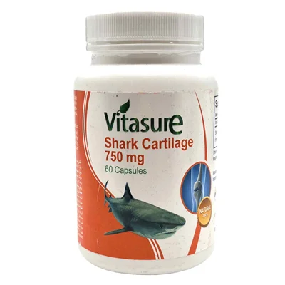 کپسول شارک کارتیلاج 750 میلی گرم (غضروف کوسه) ویتاشور Vitasure Shark Cartilage