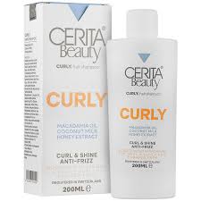 شامپو مناسب موی فر سریتا بیوتی  Cerita Beauty Curly Shampoo 200 Ml
