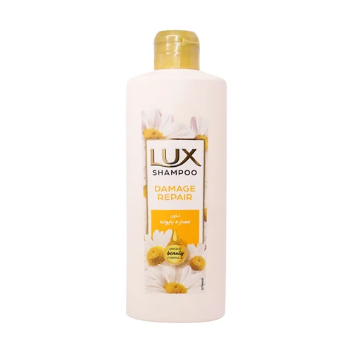شامپو ترمیم کننده مو لوکس با عصاره بابونه مناسب موهای آسیب دیده  Lux Damage Repair shampoo With Chamomile 400 ml