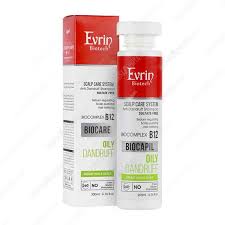 شامپو تقویت کننده و ضد شوره مناسب شوره های چرب اورین بیوتک Evrin Biotech for greasy hair & sculp oily dandruff