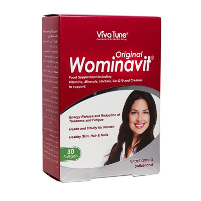 سافت ژل وومیناویت اوریجینال ویواتیون مناسب بانوان 30 عددViva Tune Wominavit Original 30 Softgels