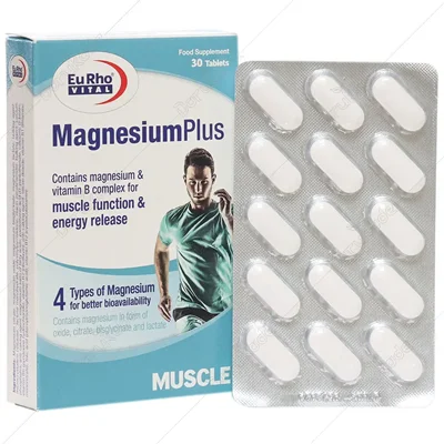 قرص منیزیم پلاس یوروویتال30عددی_MAGNESIUM PLUS(eurho vital)