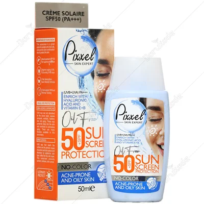 کرم ضد آفتاب پیکسل SPF50 پوست چرب (بی رنگ)