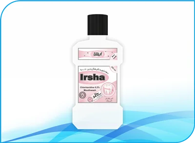 دهانشویه کلرهگزیدین 0.2% ایرشا Irsha Cholorhexidine %0.2  250 ml