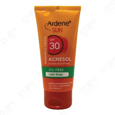 کرم ضد آفتاب فاقد چربی بژ روشن SPF 30 آردن