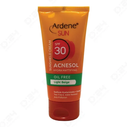 کرم ضد آفتاب فاقد چربی بژ روشن SPF 30 آردن