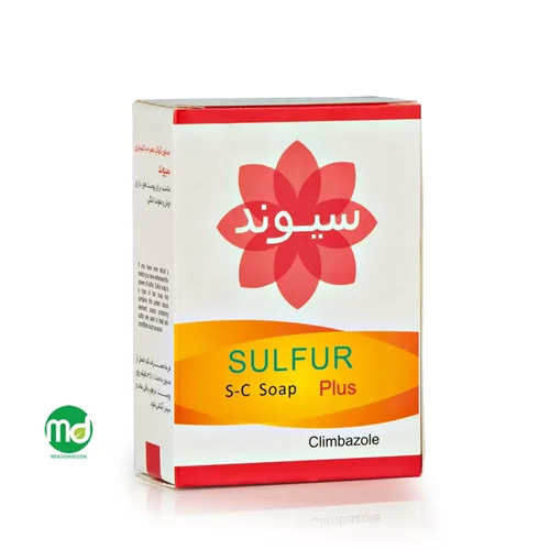 صابون گوگرد همراه با کلیمبازول سیوند 90 گرم_Sivand Sulfur Soap 90 g