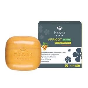 صابون اسکراب زرد آلو فلویو 100 گرم