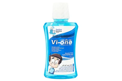 دهان شویه کودکان وی وان  بالای ۶ سال ۳۳۰ میلی لیتر Vi-One junior Mouthwash