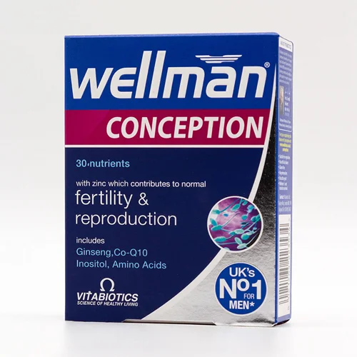 قرص ول من کانسپشن ویتابیوتیکسVitabiotics Wellman Conception 30 Tabs