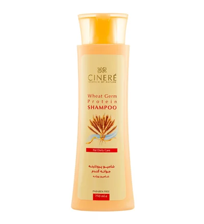 شامپو پروتئینه جوانه گندم سینره 250 میلی  Cinere Wheat Germ Shampoo