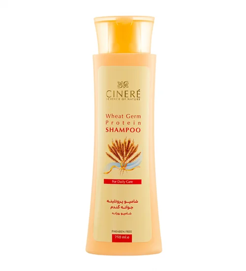 شامپو پروتئینه جوانه گندم سینره 250 میلی  Cinere Wheat Germ Shampoo