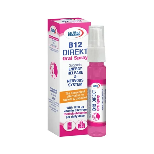 اسپری دهانی ویتامین ب 12 دایرکت یوروویتال 25 میل