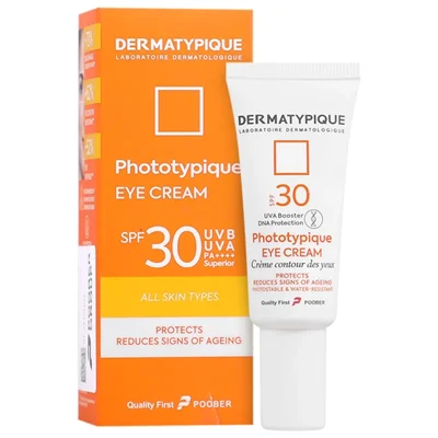 کرم ضد آفتاب دور چشم  بی رنگ درماتیپیک SPF 30