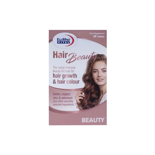 قرص هیر بیوتی یوروویتال بسته 30 عددی_Eurhovital Hair Beauty 30 Tablets