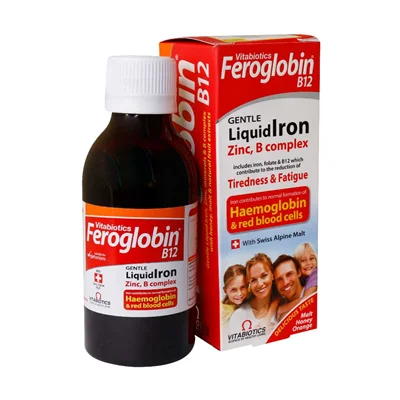 شربت فروگلوبین B12 ویتابیوتیکس Vitabiotics Feroglobin B12 200 ml