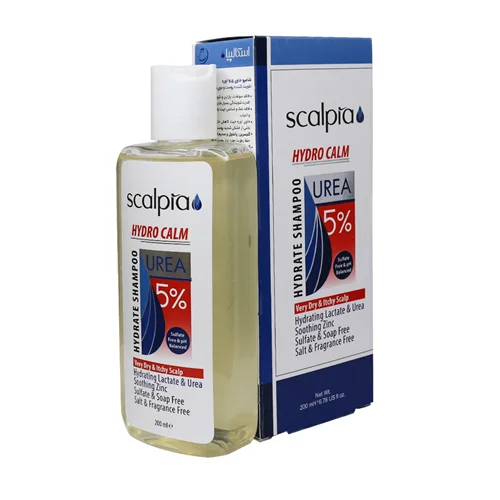 شامپو حاوی 5 درصد اوره اسکالپیا مناسب پوست و موی سر بسیار خشک 200 میلی لیتر | Scalpia Urea 5 % For Very Dry And Itchy Scalp 200 ml