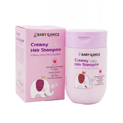 شامپو کرمی مو سر بیبی گانیکس 250 میلی لیتر