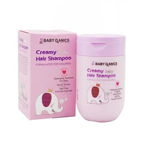 شامپو کرمی مو سر بیبی گانیکس 250 میلی لیتر