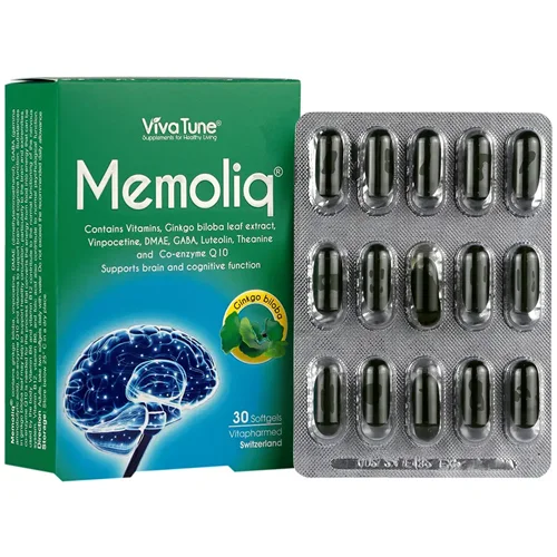 کپسول نرم ژلاتینی ممولیک ویواتیون 30 عددVivatune Memoliq 30 Softgels