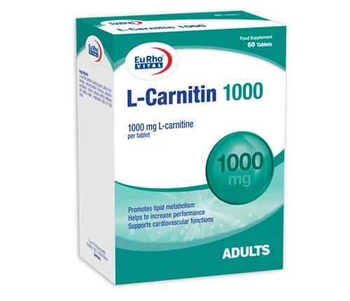 ال کارنیتین 1000 یورو ویتال _Eurhovital LCarnitin 1000 mg 60 Tabs