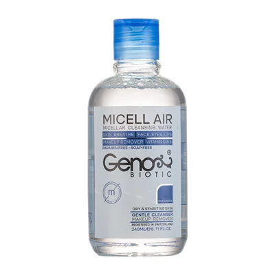 میسلار واتر ژنوبایوتیک پوست خشک و حساس مدل Micellar Air حجم 240 میلی لیتر