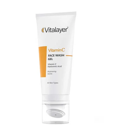 ژل شست و شوی و صورت حاوی ویتامین سی حجم 200میل ویتالیرVitalayer Vitamin C Face Wash gel 200 ml