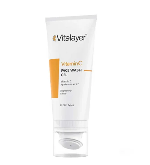 ژل شست و شوی و صورت حاوی ویتامین سی حجم 200میل ویتالیرVitalayer Vitamin C Face Wash gel 200 ml