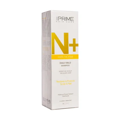 شامپو ملایم روزانه N+ Hibi Norm  مناسب پوست سر حساس و موهای نازک Prime N+ Hibi Norm Hair Shampoo 250ml