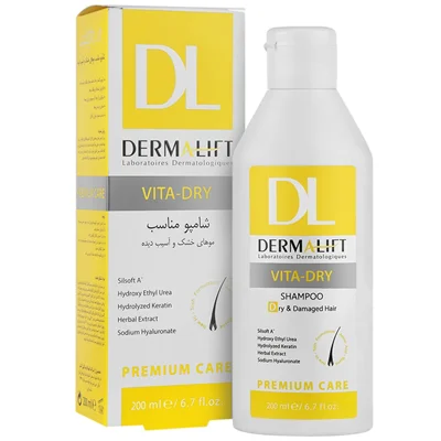شامپو موی خشک و آسیب دیده ویتا درای،Vita Dry Shampoo Dry and Damaged Hair