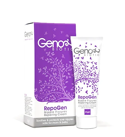 کرم رفع شقاق سینه ژنو بایوتیک Genobiotic Nipple Cream 30 gr