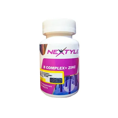 قرص ب کمپلکس پلاس زینک نکستایل ویتامینز 60 عددی