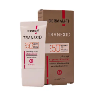 فلوئید ضد آفتاب درمالیفت مدل Tranexid با SPF50 حجم 40 میلی لیتر (بی رنگ)