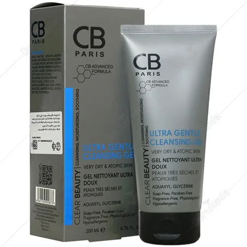 ژل شوینده ملایم پوست خیلی خشک سی بی پاریس CB Paris Ultra Gentle Cleansing Gel 200 ml