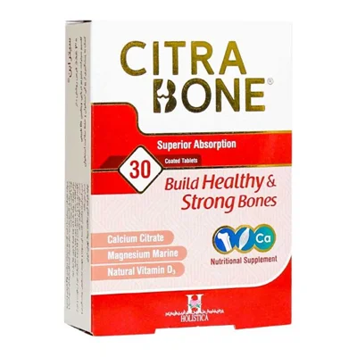قرص روکش دار سیترابن هولیستیکا Holistica Citrabone 30 Coated Tablets