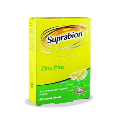 قرص زینک پلاس سوپرابیون | Suprabion Zinc Plus 60 Coated Tablets