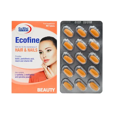 قرص اکوفاین یوروویتال 60 عدد Eurhovital Ecofine 60 Tablets