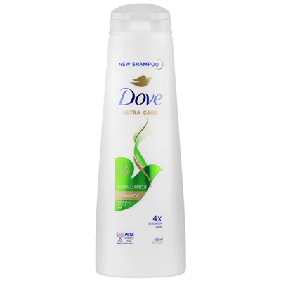 شامپو داو تقویت کننده موی شکننده 400 ميل  Hair Fall Rescue For Weak to normal Hair Shampoo DOVE