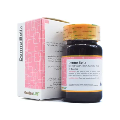 کپسول درموبلا گلدن لایف بسته 30 عددی/dermo bella