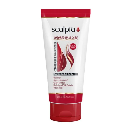 نرم کننده موی سر بانوان مخصوص موهای رنگ شده اسکالپیا Scalpia Colored Hair Conditioner