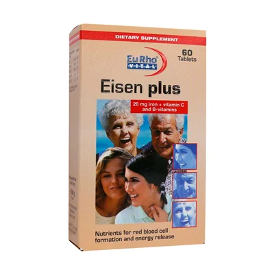 قرص آیزن پلاس (Eisen Plus) 60 عددی یورو ویتال