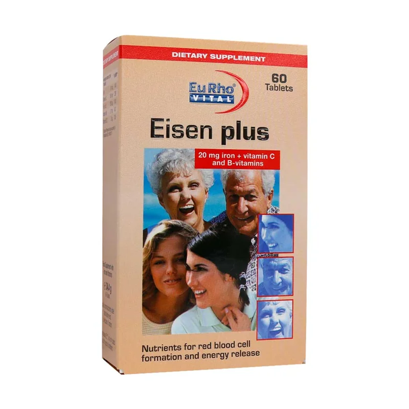 قرص آیزن پلاس (Eisen Plus) 60 عددی یورو ویتال